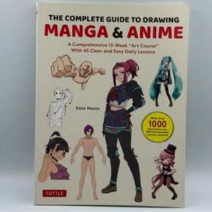 Tuttle The Complete Guide To Drawing Anime & Manga “Art Course” Book
